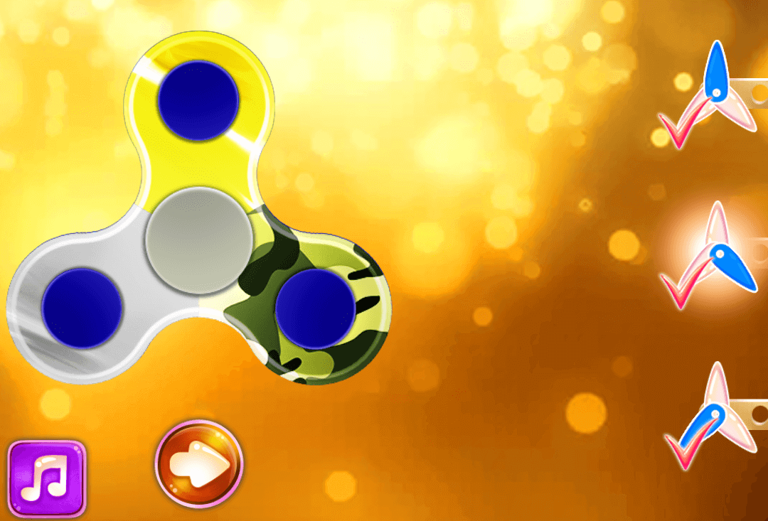 Game thiết kế spinner